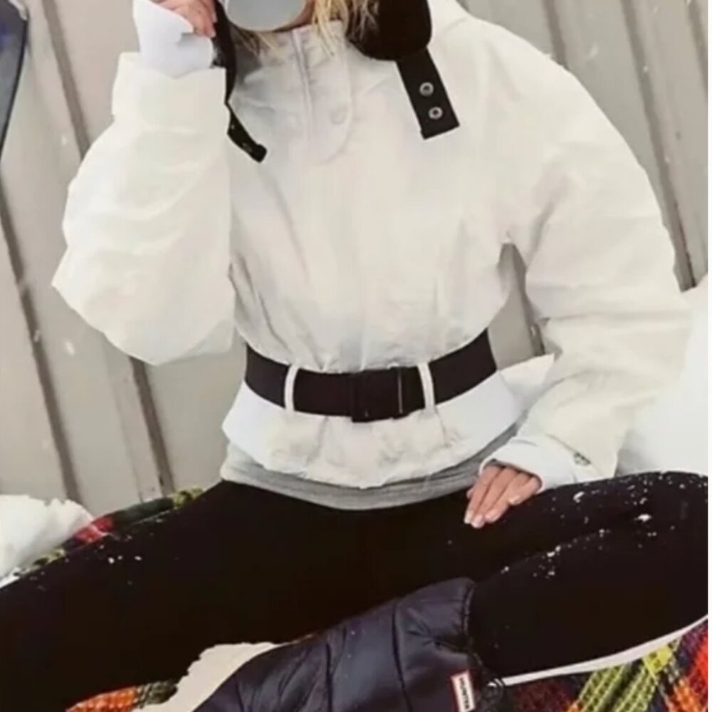 Free People White Puffer Jacket